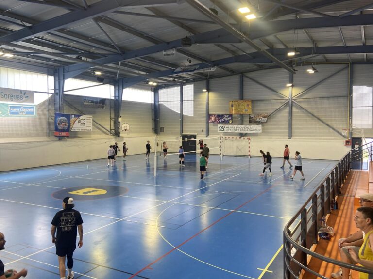 Match en cours lors du Tournoi Le Thor 2026